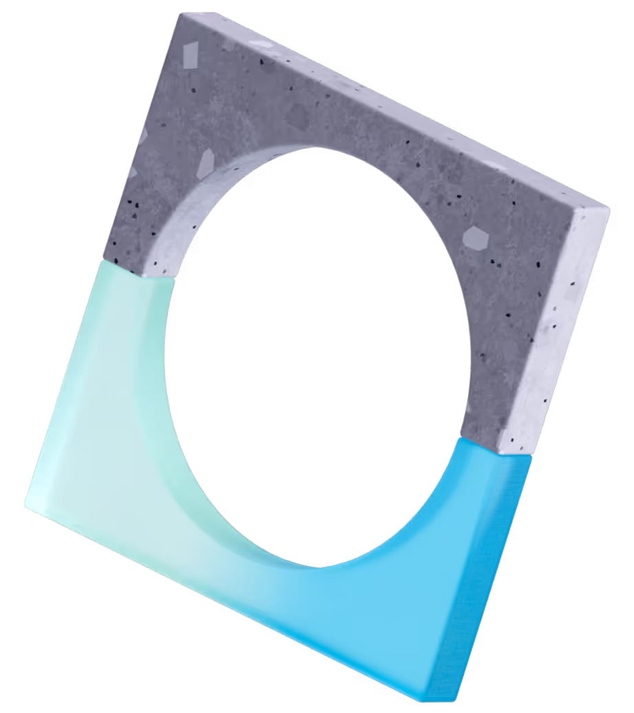 graphic with hole cut out
